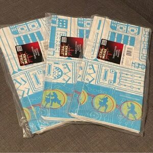 NOS 3 Party Express Star Wars Episode I Paper Table Covers 54” x89 1/4”